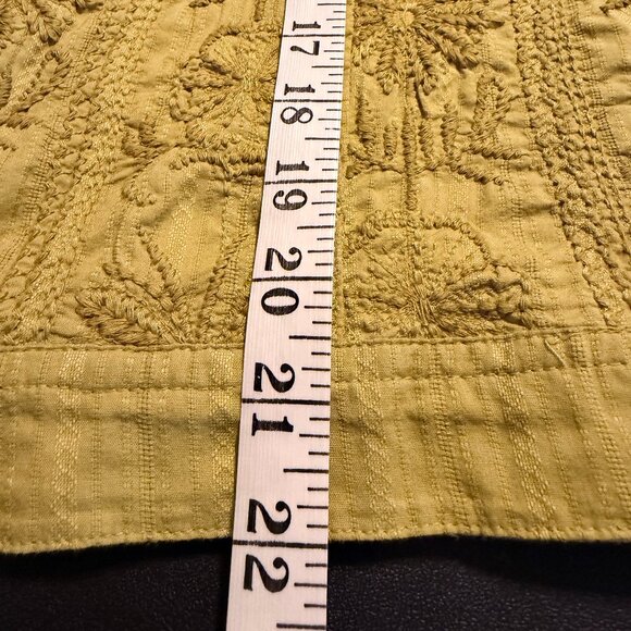 Chico’s Embroidered Button Jacket – Size 2 (L/XL) - Picture 7 of 9